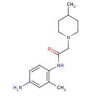 436090-56-1 N-(4-Amino-2-methyl-phenyl)-2-(4-methyl-piperidin-1-yl)-acetamide chemical structure