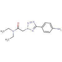 436092-91-0 2-[5-(4-Amino-phenyl)-tetrazol-2-yl]-N,N-diethyl-acetamide chemical structure