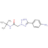 436092-97-6 2-[5-(4-Amino-phenyl)-tetrazol-2-yl]-N-tert-butyl-acetamide chemical structure