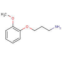 3245-88-3 3-(2-Methoxy-phenoxy)-propylamine chemical structure