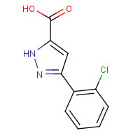 890621-13-3 5-(2-Chloro-phenyl)-2H-pyrazole-3-carboxylic acid chemical structure