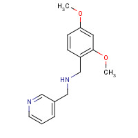 418777-28-3 (2,4-Dimethoxy-benzyl)-pyridin-3-ylmethyl-amine chemical structure