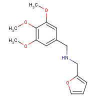 212392-89-7 Furan-2-ylmethyl-(3,4,5-trimethoxy-benzyl)-amine chemical structure