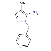 3528-49-2 2-Benzyl-4-methyl-2H-pyrazol-3-ylamine chemical structure