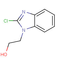 40019-65-6 2-(2-Chloro-benzoimidazol-1-yl)-ethanol chemical structure