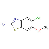 74821-70-8 5-Chloro-6-methoxy-benzothiazol-2-ylamine chemical structure