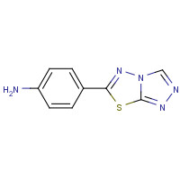 797767-52-3 4-[1,2,4]Triazolo[3,4-b][1,3,4]thiadiazol-6-yl-phenylamine chemical structure