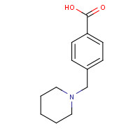 159691-33-5 4-Piperidin-1-ylmethyl-benzoic acid chemical structure