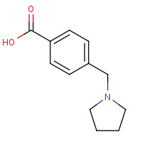 159691-25-5 4-Pyrrolidin-1-ylmethyl-benzoic acid chemical structure
