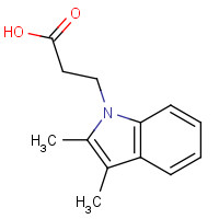 40313-28-8 3-(2,3-Dimethyl-indol-1-yl)-propionic acid chemical structure