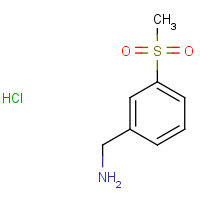 387350-81-4 3-(Methylsulfonyl)benzylamine hydrochloride chemical structure