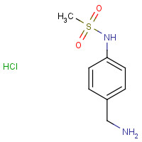128263-66-1 4-(Methylsulfonylamino)benzylamine hydrochloride chemical structure