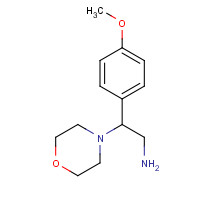 31466-47-4 2-(4-Methoxy-phenyl)-2-morpholin-4-yl-ethylamine chemical structure