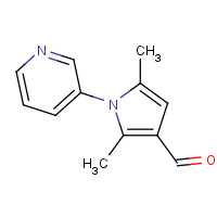 35711-47-8 2,5-Dimethyl-1-pyridin-3-yl-1H-pyrrole-3-carbaldehyde chemical structure
