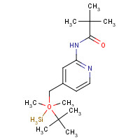 618107-92-9 N-[4-(tert-Butyl-dimethyl-silanyloxymethyl)-pyridin-2-yl]-2,2-dimethyl-propionamide chemical structure