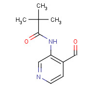 127446-35-9 N-(4-Formyl-pyridin-3-yl)-2,2-dimethyl-propionamide chemical structure