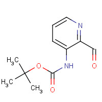 116026-99-4 (2-Formyl-pyridin-3-yl)-carbamic acid tert-butyl ester chemical structure