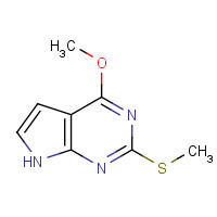 29877-76-7 4-Methoxy-2-methylsulfanyl-7H-pyrrolo(2,3-d)pyrimidine chemical structure