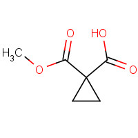 113020-21-6 Cyclopropane-1,1-dicarboxylic acid mono methyl ester chemical structure
