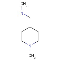 405928-19-0 N-Methyl-1-(1-methylpiperidin-4-yl)methanamine chemical structure