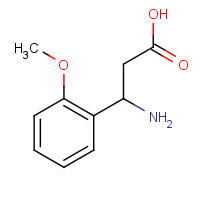 103095-63-2 3-Amino-3-(2-methoxyphenyl)propanoic acid chemical structure