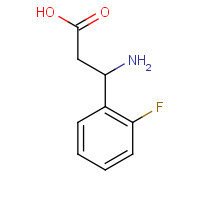 117391-49-8 3-Amino-3-(2-fluorophenyl)propanoic acid chemical structure