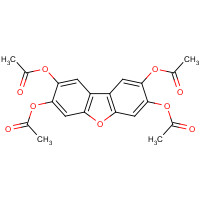 145386-12-5 2,3,7,8-Tetraacetoxydibenzofuran chemical structure