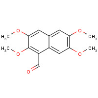 33033-34-0 2,3,6,7-Tetramethoxy-1-naphthalenealdehyde chemical structure