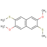 136559-34-7 2,6-Dimethoxy-3,7-bis(methylthio)-naphthalene chemical structure