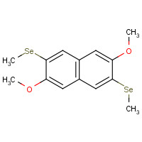 136559-37-0 2,6-Dimethoxy-3,7-bis(methylseleno)-naphthalene chemical structure