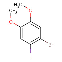 89978-46-1 1-Bromo-2-iodo-4,5-dimethoxybenzene chemical structure