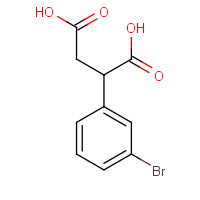 69006-89-9 (3-Bromophenyl)succinic acid chemical structure