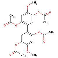7461-72-5 4,4'-Dimethoxy-2,2'5,5'-tetraacetoxybiphenyl chemical structure