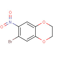 59820-92-7 6-Bromo-7-nitrobenzo(1,4)dioxan chemical structure