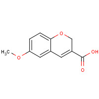 57543-62-1 6-Methoxy-2H-chromene-3-carboxylic acid chemical structure