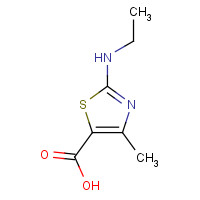 162651-09-4 2-Ethylamino-4-methyl-thiazole-5-carboxylic acid chemical structure
