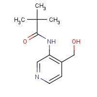 653584-64-6 N-(4-Hydroxymethyl-pyridin-3-yl)-2,2-dimethyl-propionamide chemical structure