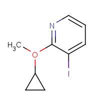 766557-62-4 2-Cyclopropylmethoxy-3-iodo-pyridine chemical structure