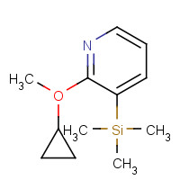 782479-90-7 2-Cyclopropylmethoxy-3-trimethylsilanyl-pyridine chemical structure