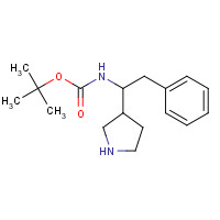 155497-10-2 (1-Benzyl-pyrrolidin-3-ylmethyl)-carbamic acid tert-butyl ester chemical structure