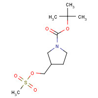 141699-56-1 3-Methanesulfonyloxymethyl-pyrrolidine-1-carboxylic acid tert butyl ester chemical structure