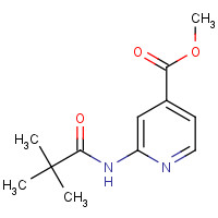 470463-38-8 2-(2,2-Dimethyl-propionylamino)-isonicotinic acid methyl ester chemical structure