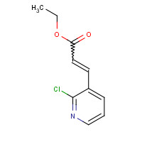 104830-08-2 3-(2-Chloro-pyridin-3-yl)-acrylic acid ethyl ester chemical structure