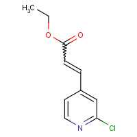 551950-41-5 3-(2-Chloro-pyridin-4-yl)-acrylic acid ethyl ester chemical structure