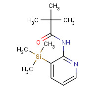 86847-63-4 2,2-Dimethyl-N-(3-trimethylsilanyl-pyridin-2-yl)-propionamide chemical structure