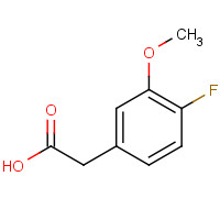 78495-65-5 4-Fluoro-3-methoxyphenylacetic acid chemical structure