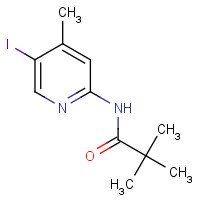 179554-56-4 N-(5-Iodo-4-methyl-pyridin-2-yl)-2,2-dimethyl-propionamide chemical structure