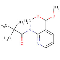 824429-53-0 N-(3-Dimethoxymethyl-pyridin-2-yl)-2,2-dimethyl-propionamide chemical structure