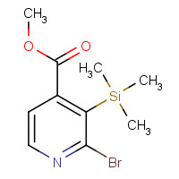 848243-28-7 2-Bromo-3-trimethylsilanyl-isonicotinic acid methyl ester chemical structure