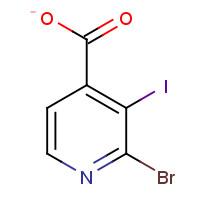 848243-29-8 2-Bromo-3-iodo-isonicotinic acid chemical structure